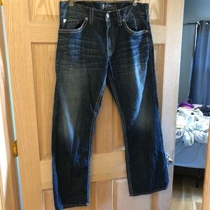 Men’s Silver Zac Straight jeans 34W/32L